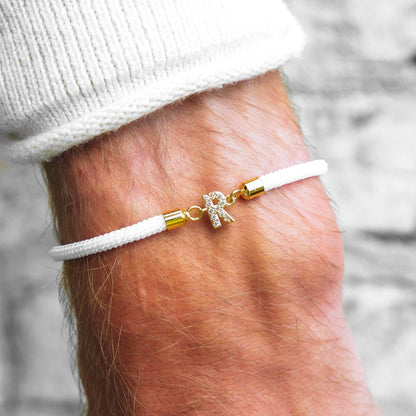 Adjustable Letter Initial Bracelets by Zyra Stone