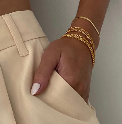 Zyra Stone presents the 5pc Classic Bracelets Stac