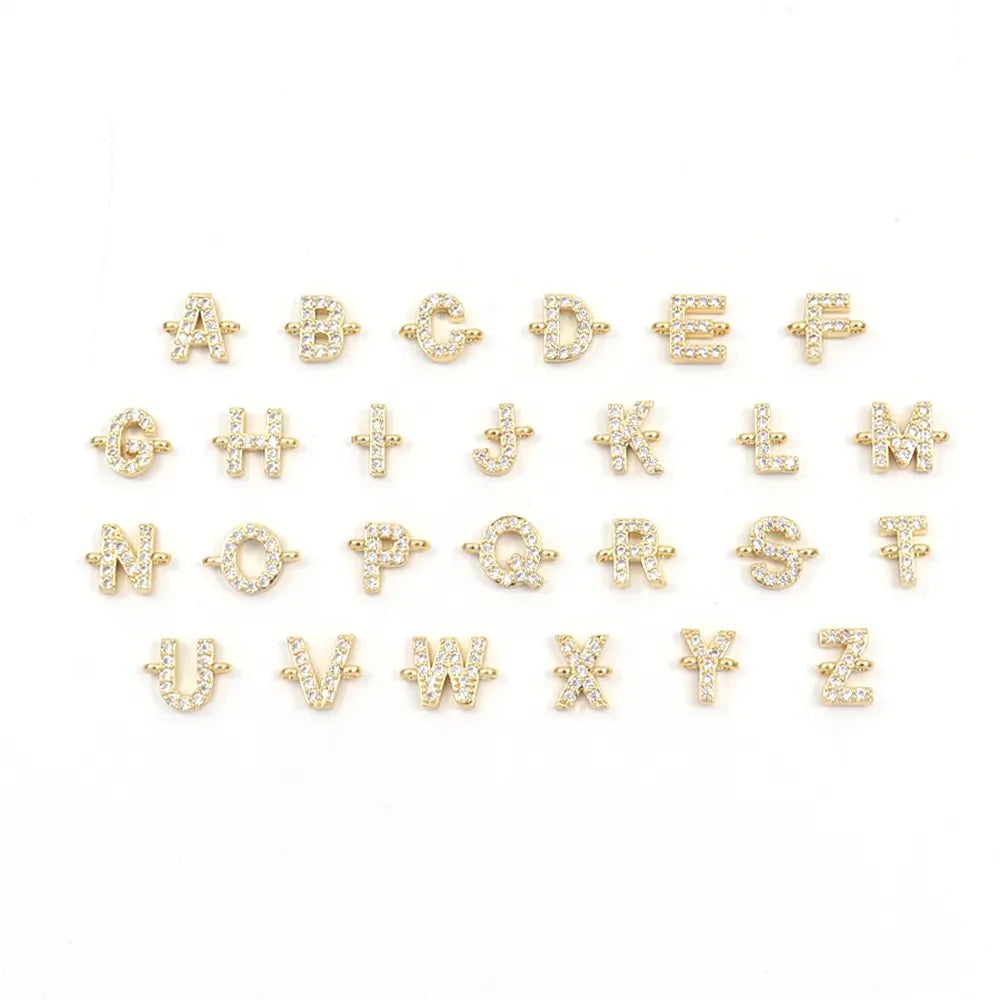 Adjustable Letter Initial Bracelets by Zyra Stone