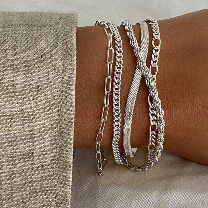 Zyra Stone presents the 5pc Classic Bracelets Stac